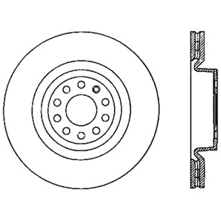 StopTech | Cryo Sport Rotor - Slotted - Avant Droit - Vendu à l'unité StopTech Disques de freins