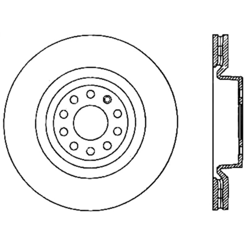 StopTech | Cryo Sport Rotor - Slotted - Avant Droit - Vendu à l'unité StopTech Disques de freins