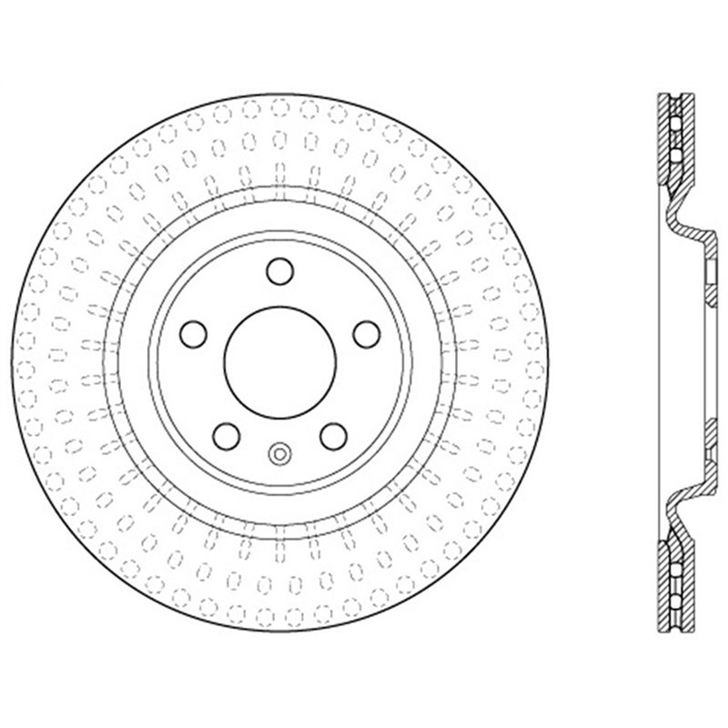 StopTech | Sport Rotor - Slotted - Arrière Gauche - Vendu à l'unité StopTech Disques de freins