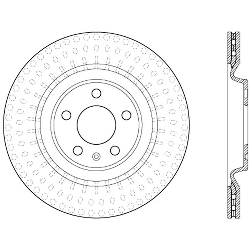 StopTech | Sport Rotor - Slotted - Arrière Droit - Vendu à l'unité StopTech Disques de freins