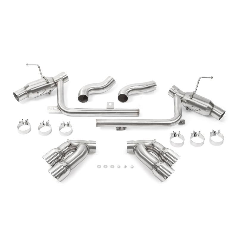 Mishimoto | Quad-Tip Pro Axle-Back Exhaust - Camaro 2.0T / 3.6L / 6.2L 2016-2020 Mishimoto Axle-Back Exhausts