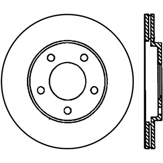 StopTech | Cryo Sport Rotor - Slotted - Arrière Droit - Vendu à l'unité StopTech Disques de freins