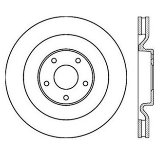 StopTech | Cryo Sport Rotor - Slotted - Avant Gauche - Vendu à l'unité StopTech Disques de freins