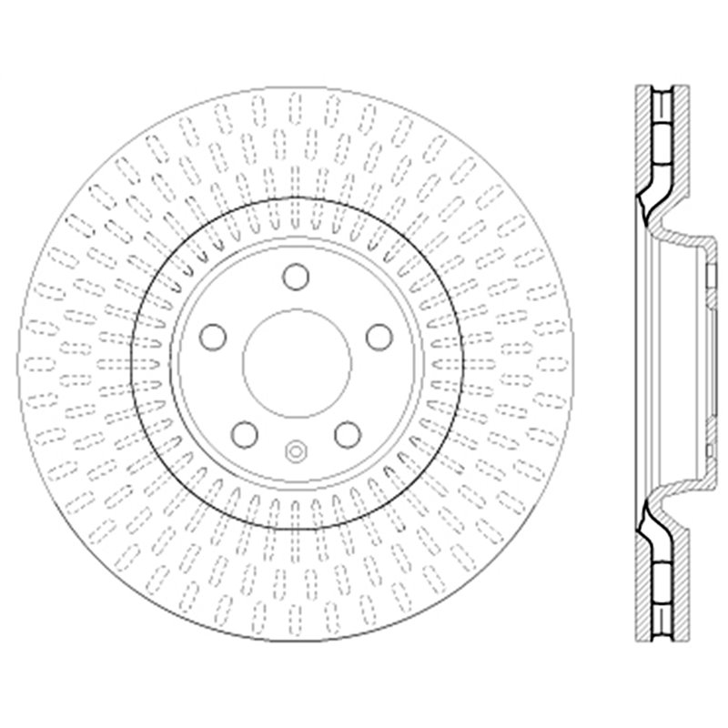 StopTech | Sport Rotor - Slotted & Drilled - Avant Gauche - Vendu à l'unité StopTech Disques de freins