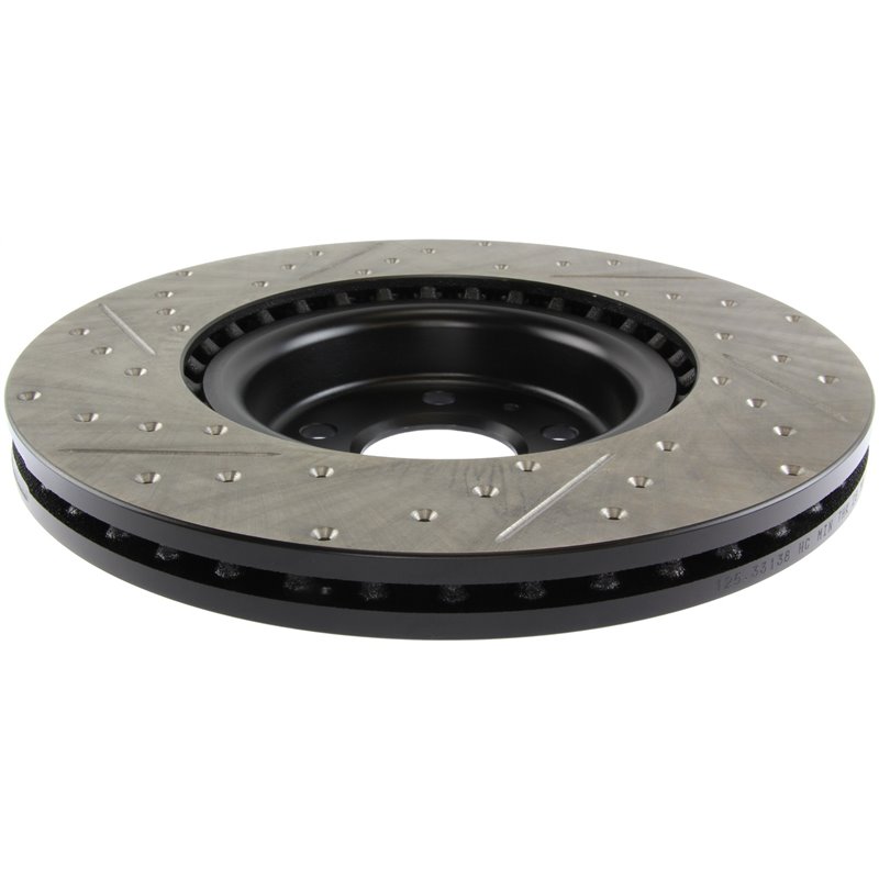 StopTech | Sport Rotor - Slotted & Drilled - Avant Gauche - Vendu à l'unité StopTech Disques de freins