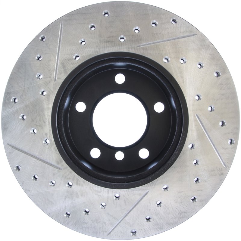 StopTech | Sport Rotor - Slotted & Drilled - Avant Gauche - Vendu à l'unité StopTech Disques de freins