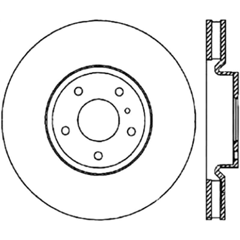 StopTech | Sport Rotor - Slotted & Drilled - Avant Gauche - Vendu à l'unité StopTech Disques de freins