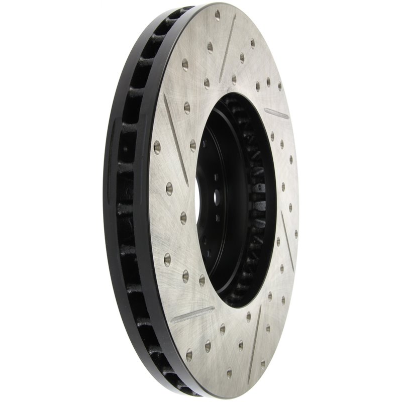 StopTech | Sport Rotor - Slotted & Drilled - Avant Gauche - Vendu à l'unité StopTech Disques de freins
