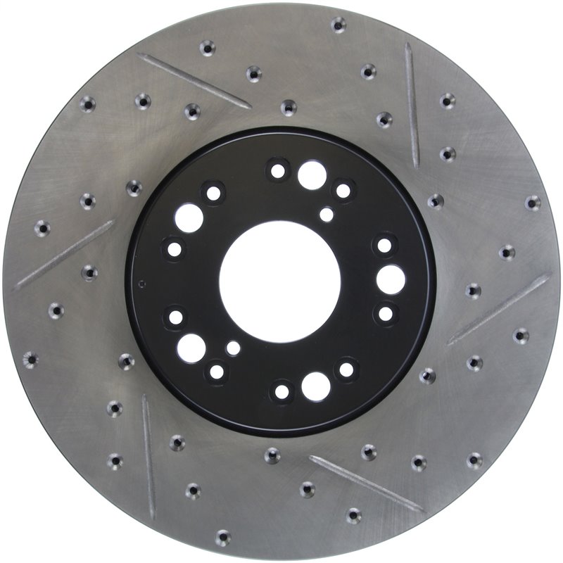 StopTech | Sport Rotor - Slotted & Drilled - Avant Gauche - Vendu à l'unité StopTech Disques de freins