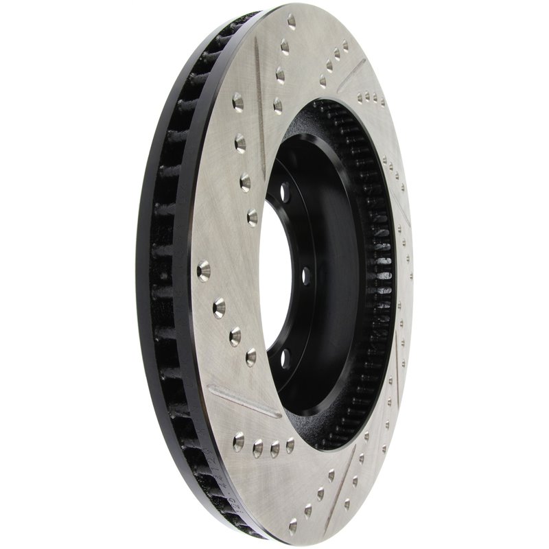 StopTech | Sport Rotor - Slotted & Drilled - Avant Gauche - Vendu à l'unité StopTech Disques de freins