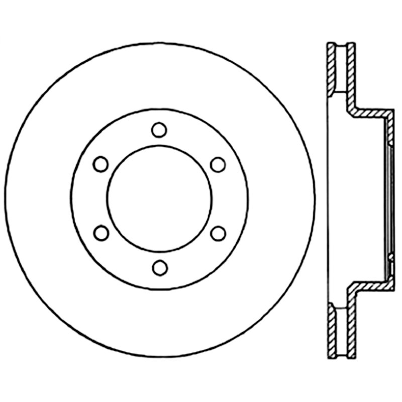 StopTech | Sport Rotor - Slotted & Drilled - Avant Droit - Vendu à l'unité StopTech Disques de freins