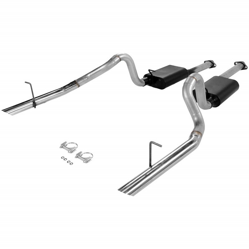 Flowmaster | American Thunder Cat-Back Exhaust System - Mustang GT / Cobra V8 4.6L / 5.0L Flowmaster Cat-Back Exhausts