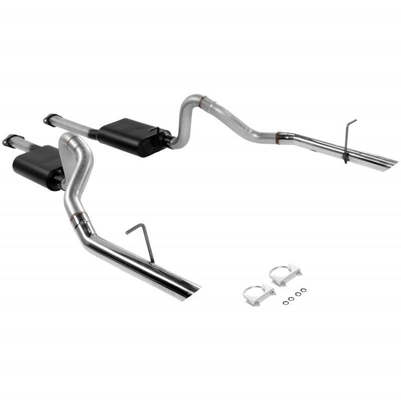 Flowmaster | American Thunder Cat-Back Exhaust System - Mustang GT / Cobra V8 4.6L / 5.0L Flowmaster Cat-Back Exhausts