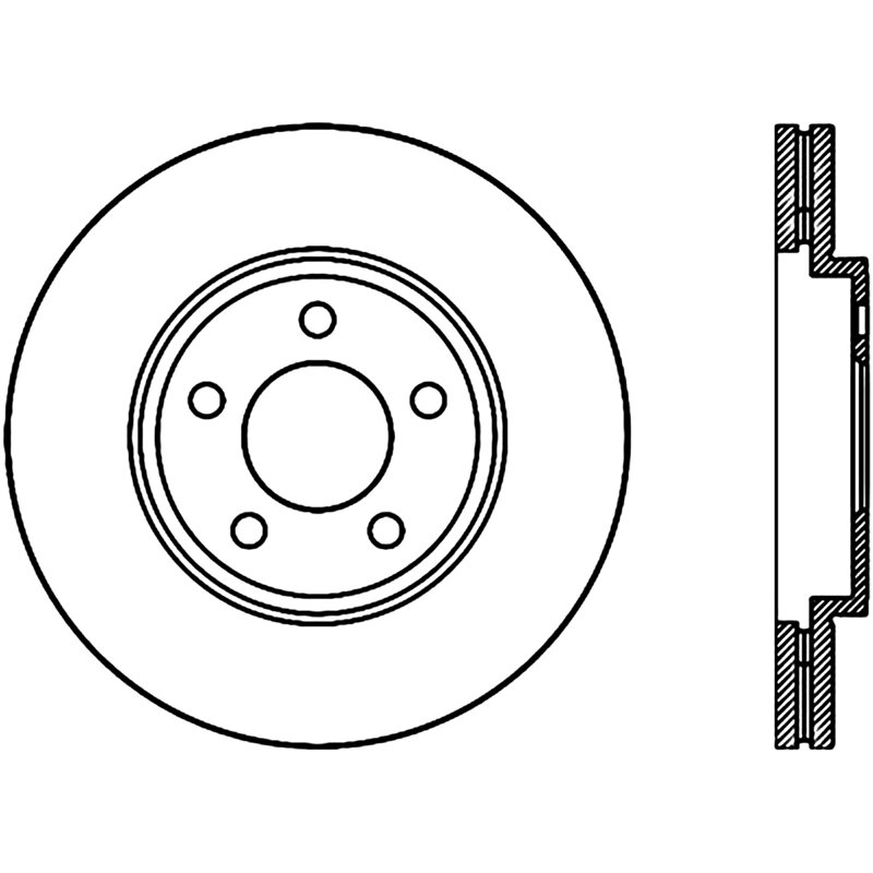 StopTech | Sport Rotor - Slotted & Drilled - Avant Gauche - Vendu à l'unité StopTech Disques de freins