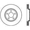 StopTech | Sport Rotor - Slotted & Drilled - Avant Gauche - Vendu à l'unité StopTech Disques de freins