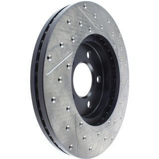 StopTech | Sport Rotor - Slotted & Drilled - Avant Droit - Vendu à l'unité StopTech Disques de freins