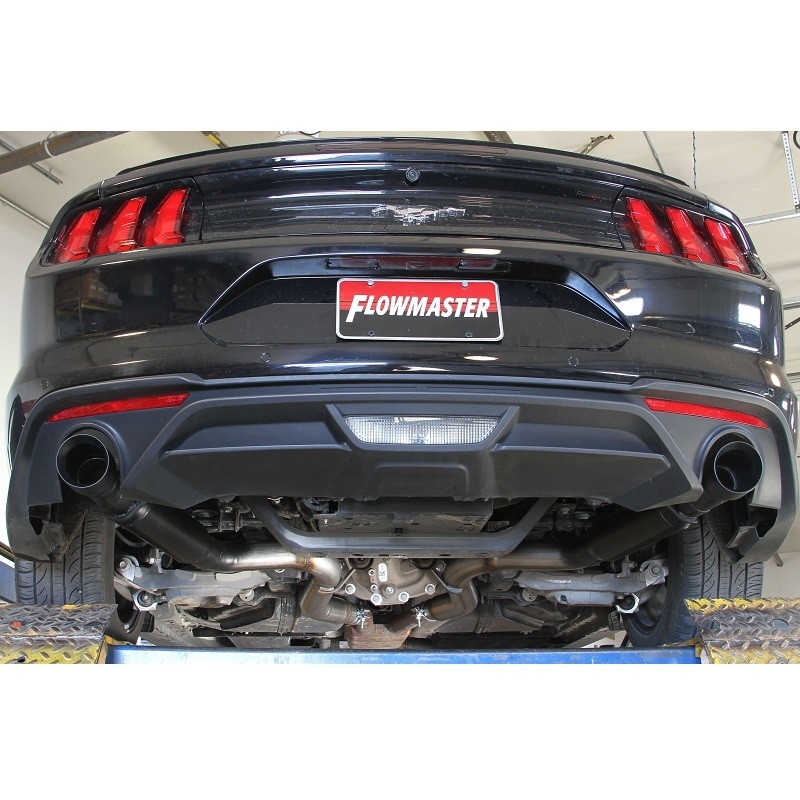 Flowmaster | Outlaw Series Axle-Back Exhaust System - Mustang 2.3L EcoBoost / V6 Flowmaster Axle-Back Exhausts