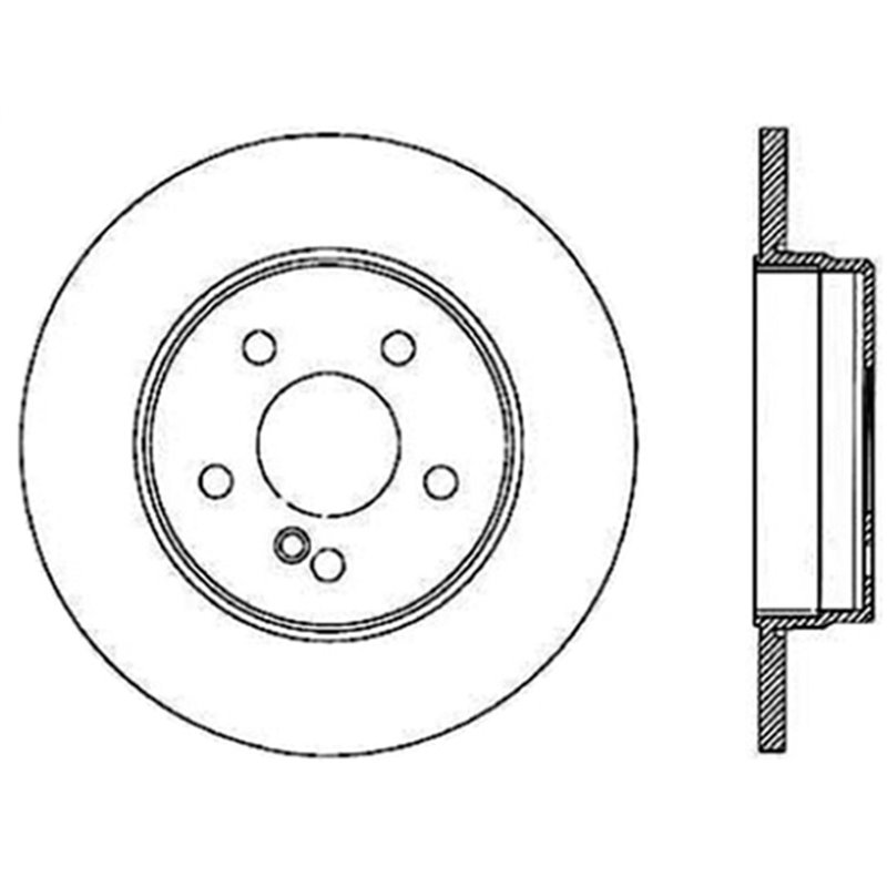 StopTech | Cryo Sport Rotor - Drilled - Arrière Droit - Vendu à l'unité StopTech Disques de freins