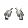 Corsa | Sport Axle-Back Exhaust System - 2.5" Single 4.0" Tips Mustang GT / Shelby GT500 CORSA Performance Axle-Back Exhausts