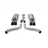 Corsa | Sport Cat-Back Exhaust System - 2.5" Twin 3.5" Tips Corvette C4 86-91 CORSA Performance Cat-Back Exhausts