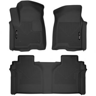 Husky Liners | Tapis X-ACT - Av. & Arr. - Silverado / Sierra (Crew Cab) 19-21 Husky Liners Tapis Protecteur