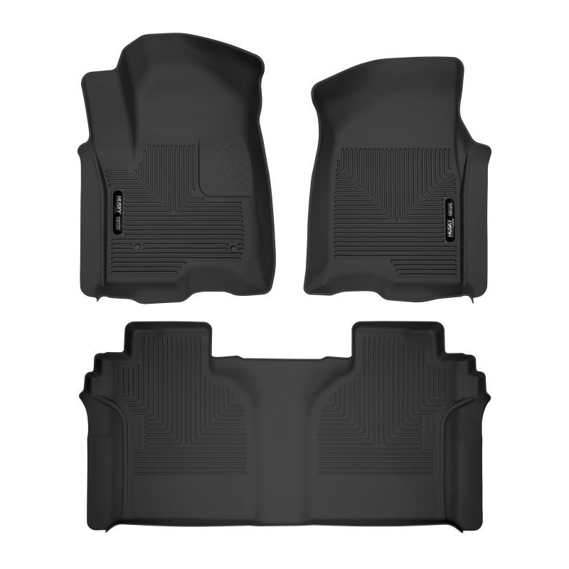 Husky Liners | Tapis X-ACT - Av. & Arr. - Silverado / Sierra (Crew Cab) 19-21 Husky Liners Tapis Protecteur