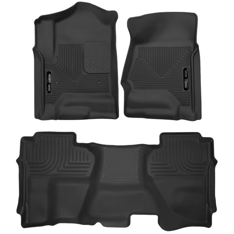 Husky Liners | Tapis X-ACT - Avant & Arriere - Silverado / Sierra 2014-2019 Husky Liners Tapis Protecteur