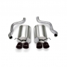 Corsa | Sport Axle-Back Exhaust System - 2.5" Twin 3.5" Tips Chevrolet Corvette C6 CORSA Performance Axle-Back Exhausts