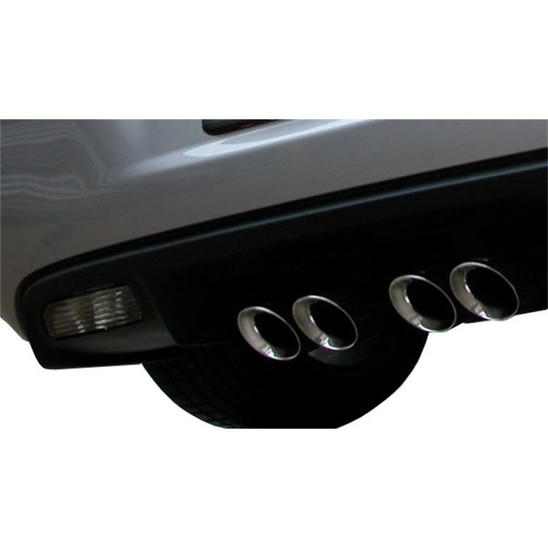 Corsa | Sport Axle-Back Exhaust System - 2.5" Twin 3.5" Tips Chevrolet Corvette C6 CORSA Performance Axle-Back Exhausts