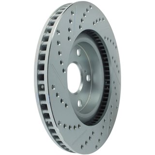StopTech | Select Sport Rotor - Slotted & Drilled - Avant Gauche - Vendu à l'unité StopTech Disques de freins