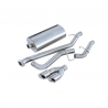 Corsa | Sport Cat-Back Exhaust System - 3.0" Twin 4.0" Tips Silverado / Sierra 1500 99-06 143.5" Wheelbase CORSA Performance ...