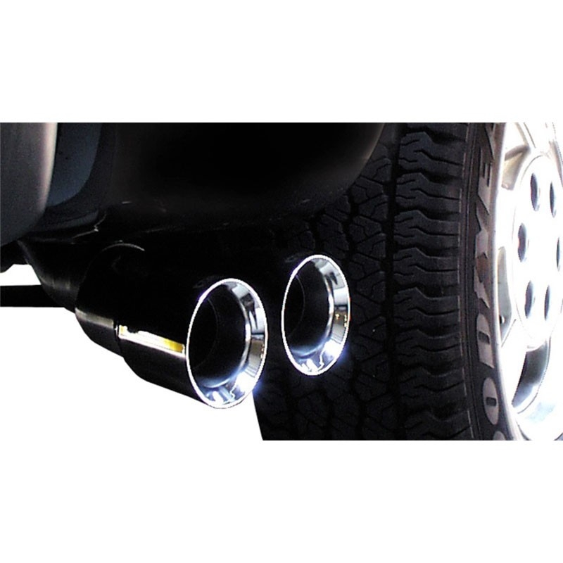 Corsa | Sport Cat-Back Exhaust System - 3.0" Twin 4.0" Tips Silverado / Sierra 1500 99-06 143.5" Wheelbase CORSA Performance ...