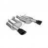 Corsa | Sport Axle-Back Exhaust System - 3.0" Single 4.0" Tips Mustang GT / Boss 302 CORSA Performance Axle-Back Exhausts