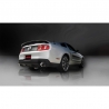 Corsa | Sport Axle-Back Exhaust System - 3.0" Single 4.0" Tips Mustang GT / Boss 302 CORSA Performance Axle-Back Exhausts