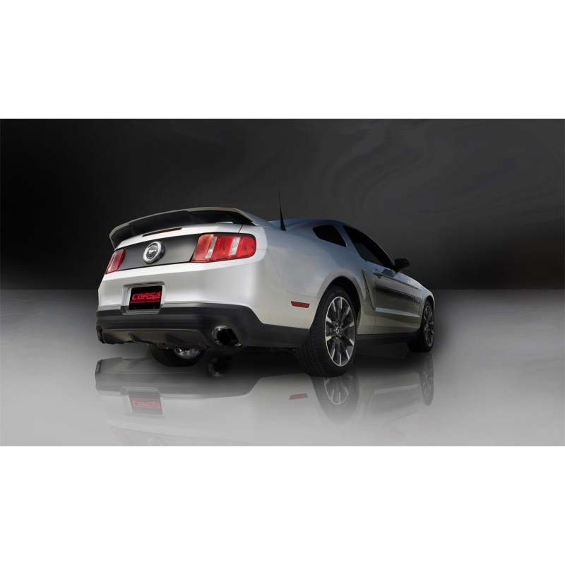 Corsa | Xtreme Axle-Back Exhaust System - Mustang Boss 302 / GT 5.0L 2011-2014 CORSA Performance Axle-Back Exhausts