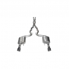 Corsa | Xtreme Cat-Back Exhaust System - 3.0" Single 4.5" Tips Mustang GT Coupe CORSA Performance Cat-Back Exhausts