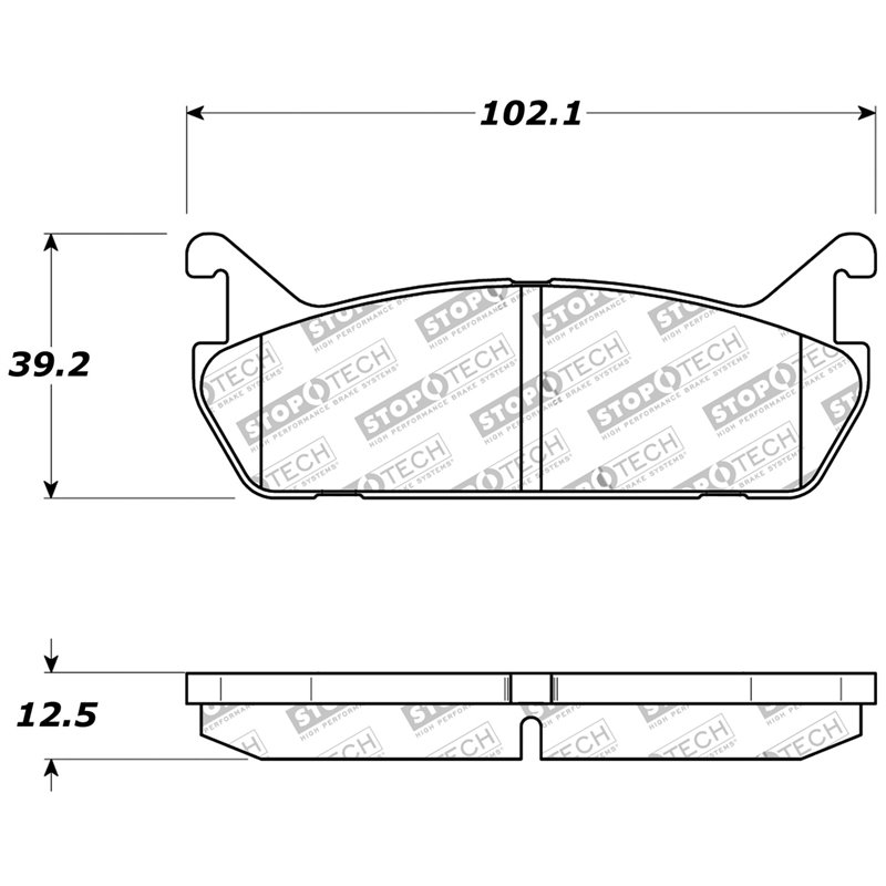 StopTech | Sport Brake Pads - Arrière StopTech Plaquettes de freins