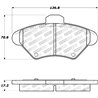 StopTech | Sport Brake Pads - Avant StopTech Plaquettes de freins