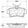 StopTech | Sport Brake Pads - Arrière StopTech Plaquettes de freins