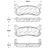 StopTech | Sport Brake Pads - Arrière StopTech Plaquettes de freins