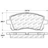 StopTech | Sport Brake Pads - Avant StopTech Plaquettes de freins