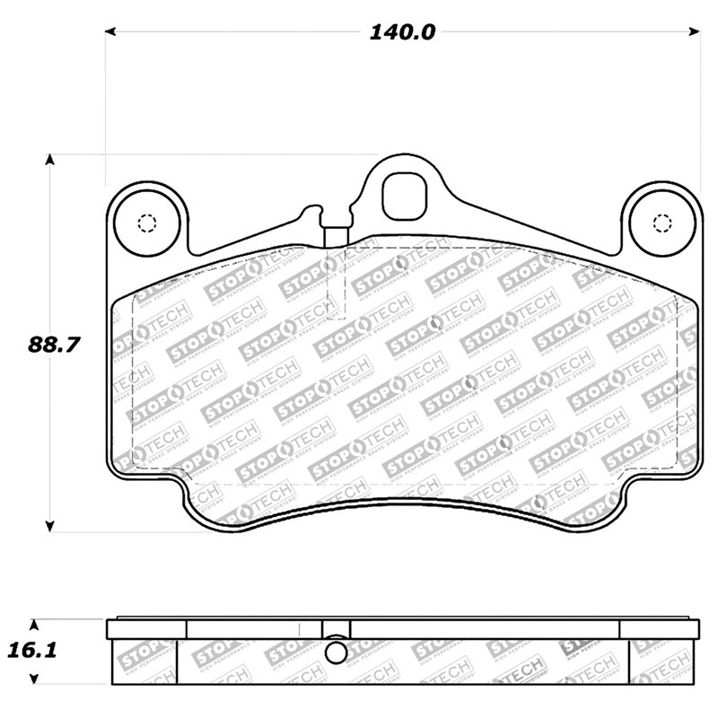 StopTech | Sport Brake Pads - Avant StopTech Plaquettes de freins