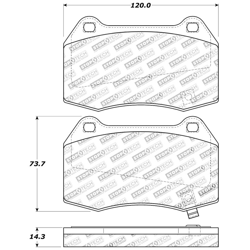 StopTech | Sport Brake Pads - Front StopTech Brake Pads