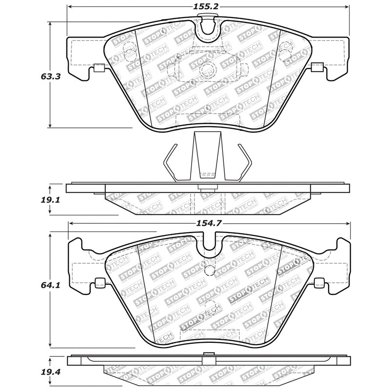StopTech | Sport Brake Pads - Front StopTech Brake Pads