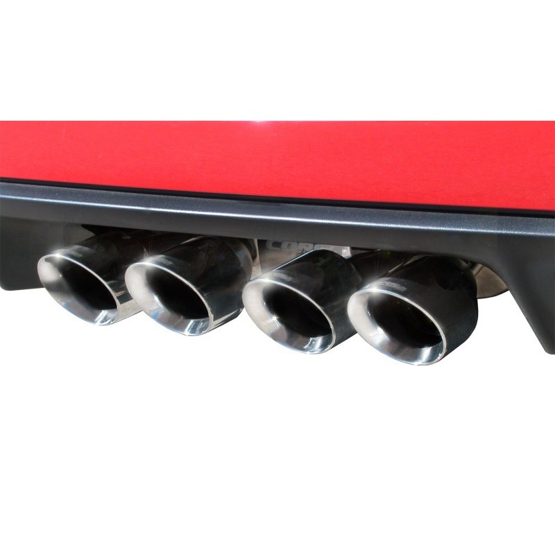 Corsa | Xtreme Axle-Back Exhaust System - 2.5" Twin 3.5" Tips Chevrolet Corvette C6 LS3 CORSA Performance Axle-Back Exhausts