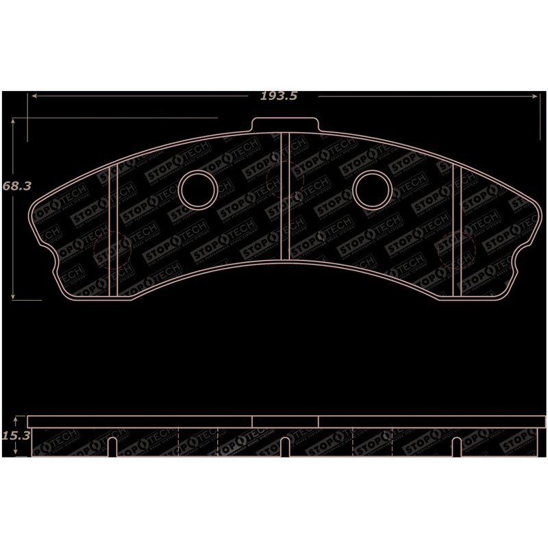 StopTech | Sport Brake Pads - Avant StopTech Plaquettes de freins