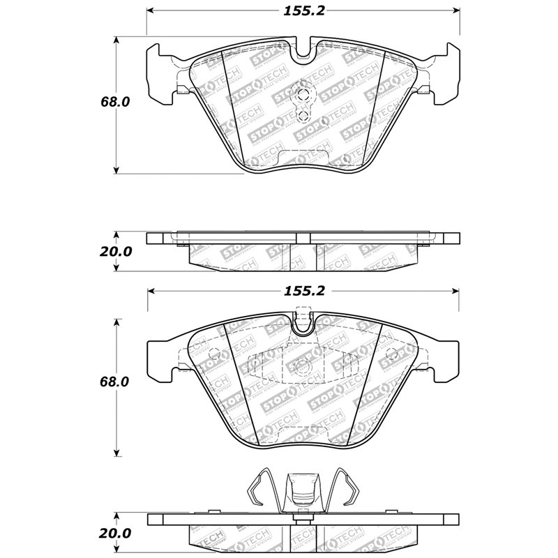 StopTech | Sport Brake Pads - Front StopTech Brake Pads