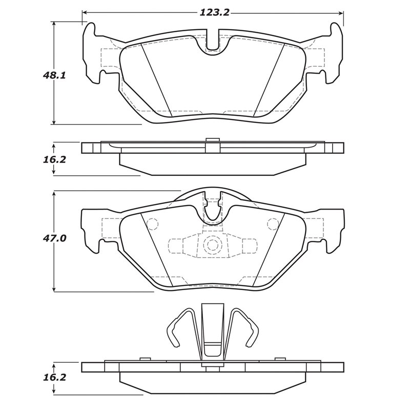 StopTech | Sport Brake Pads - Arrière StopTech Plaquettes de freins