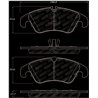StopTech | Sport Brake Pads - Avant StopTech Plaquettes de freins