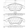 StopTech | Sport Brake Pads - Avant StopTech Plaquettes de freins